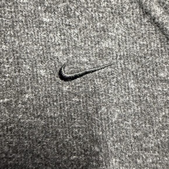 Nike 1/4 Zip Sweater Women's Small Gray Pullover Mock Neck Long Sleeve - Picture 2 of 7